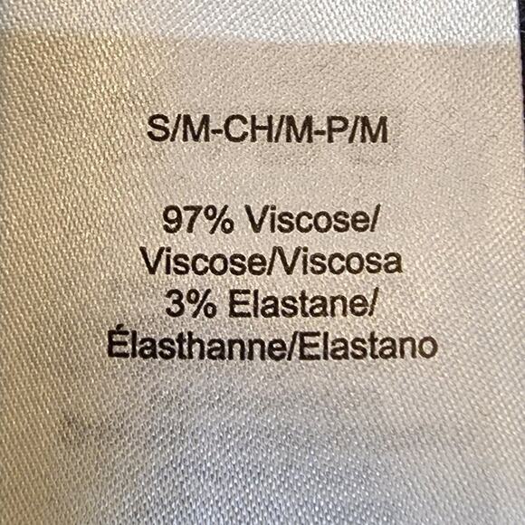 Donna Karan Sleepwear Poncho Women S/M Knit Hooded Black French Terry Soft Cozy - Picture 8 of 10